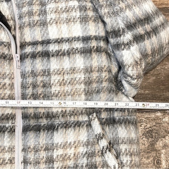 Apparis Josh Jacket Large Blue‎ Gray Plaid Puffer Faux Fur Lined Outdoor NEW - Picture 12 of 15